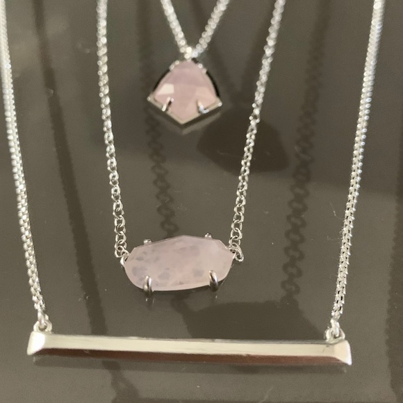 KENDRA SCOTT Rhodium Plated Ever Pendant Necklace - Picture 8 of 10